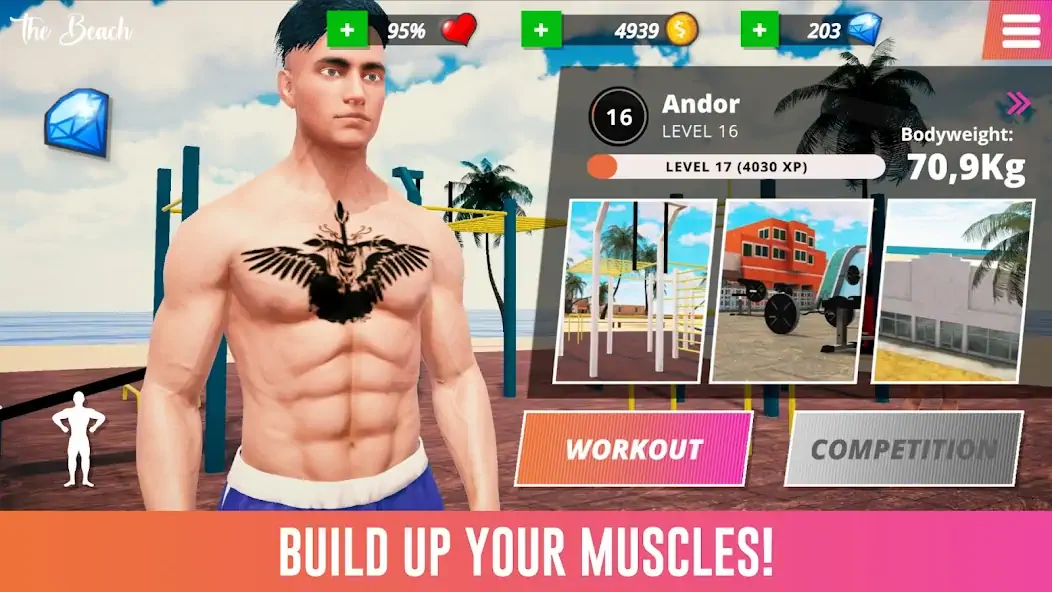 Download Iron Muscle IV [MOD, Unlimited coins] + Hack [MOD, Menu] for Android