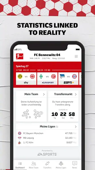 Download Bundesliga Fantasy Manager [MOD, Unlimited money] + Hack [MOD, Menu] for Android
