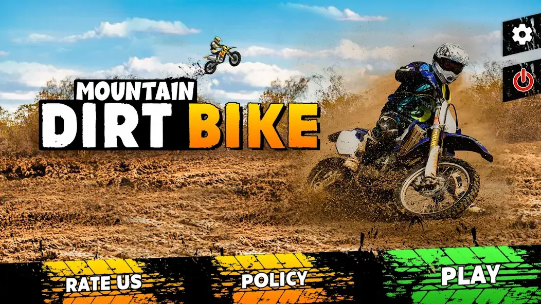 Download Mountain Dirt Bike Champions [MOD, Unlimited money/gems] + Hack [MOD, Menu] for Android