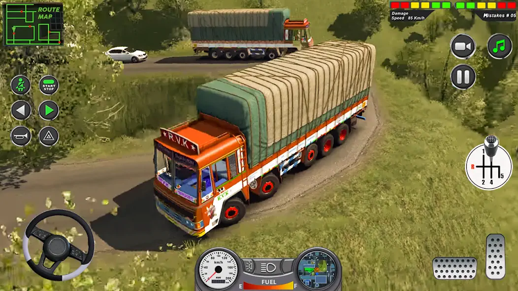Download Indian Heavy Truck Delivery 3D [MOD, Unlimited money/gems] + Hack [MOD, Menu] for Android