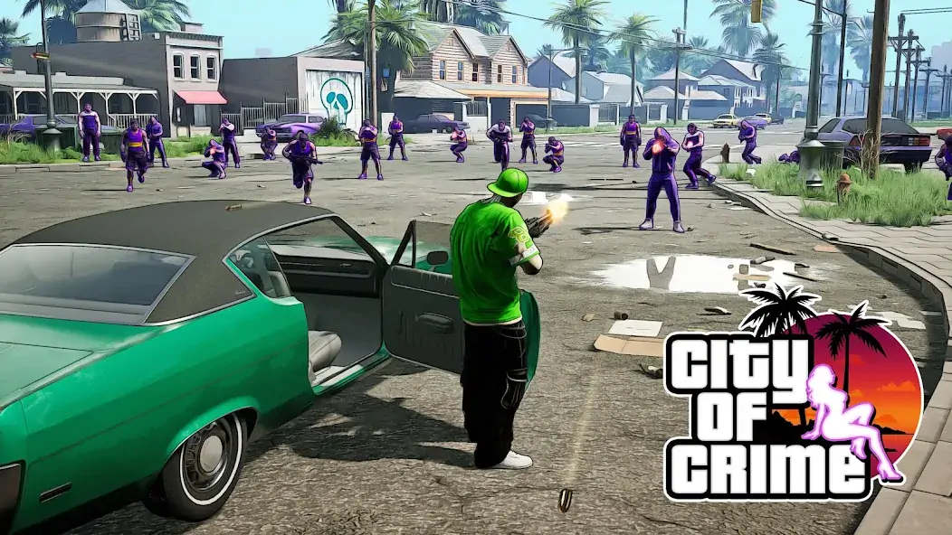 Download City of Crime: Gang Wars [MOD, Unlimited money/coins] + Hack [MOD, Menu] for Android