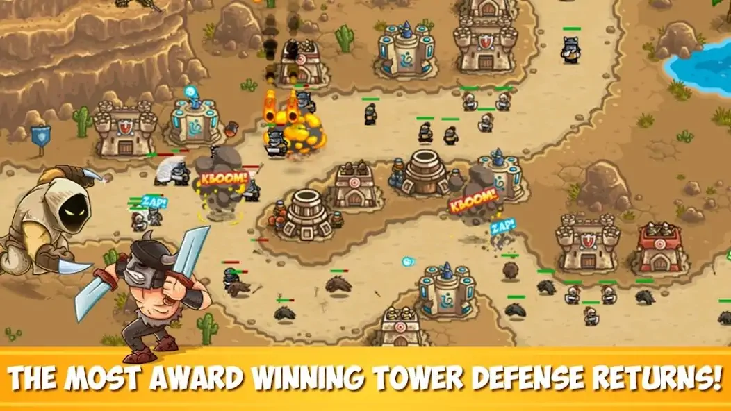 Download Kingdom Rush Frontiers TD [MOD, Unlimited money/coins] + Hack [MOD, Menu] for Android