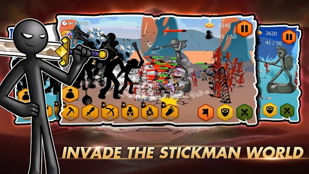 Download Stickman War Battle [MOD, Unlimited money/coins] + Hack [MOD, Menu] for Android