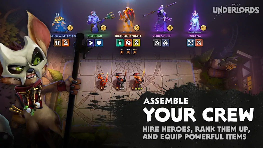 Download Dota Underlords [MOD, Unlimited money] + Hack [MOD, Menu] for Android