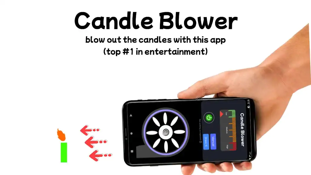 Download Blower - Candle Blower Lite [MOD, Unlimited money] + Hack [MOD, Menu] for Android