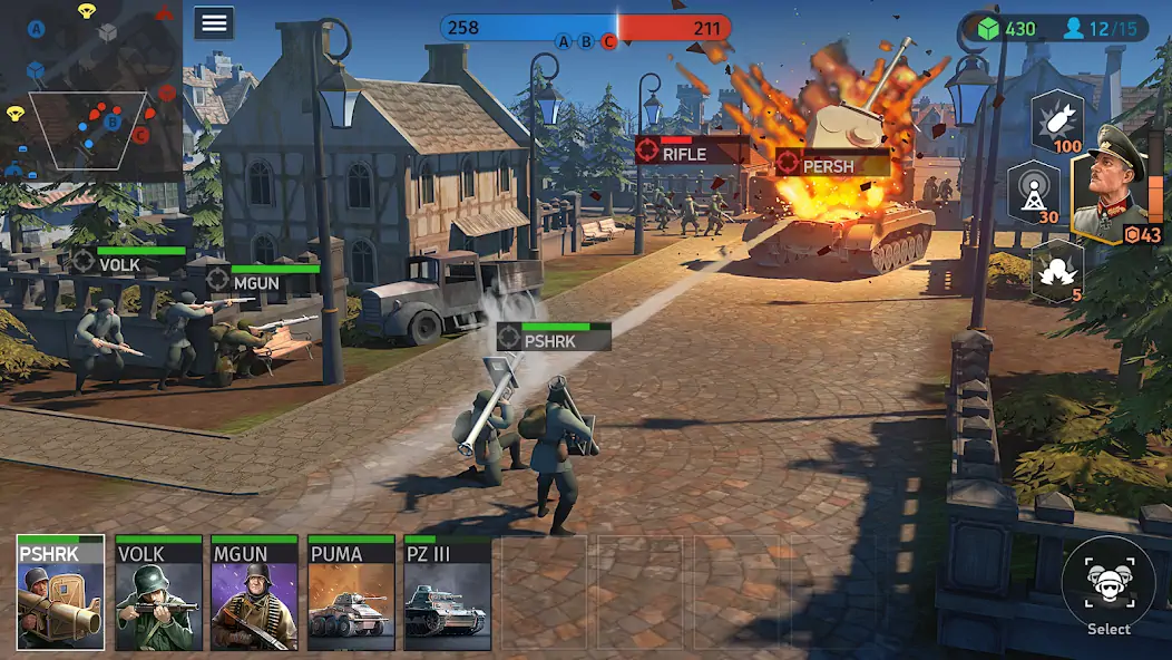 Download World War Armies: WW2 PvP RTS [MOD, Unlimited money/gems] + Hack [MOD, Menu] for Android