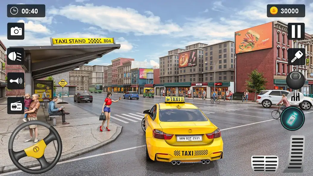 Download Taxi Simulator 3D - Taxi Games [MOD, Unlimited money/gems] + Hack [MOD, Menu] for Android