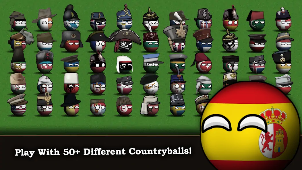 Download Countryball: Europe 1890 [MOD, Unlimited money/gems] + Hack [MOD, Menu] for Android