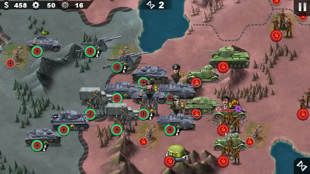 Download World Conqueror 4-WW2 Strategy [MOD, Unlimited coins] + Hack [MOD, Menu] for Android