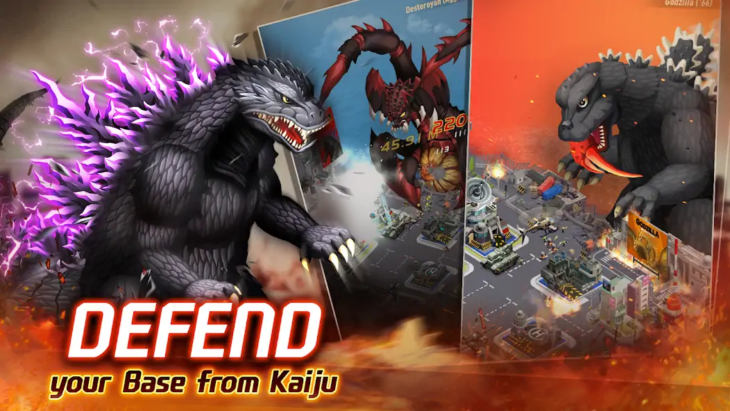 Download Godzilla Defense Force [MOD, Unlimited money/coins] + Hack [MOD, Menu] for Android