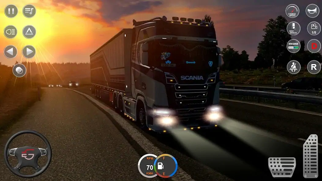 Download City Euro Truck Simulator 3d [MOD, Unlimited money] + Hack [MOD, Menu] for Android