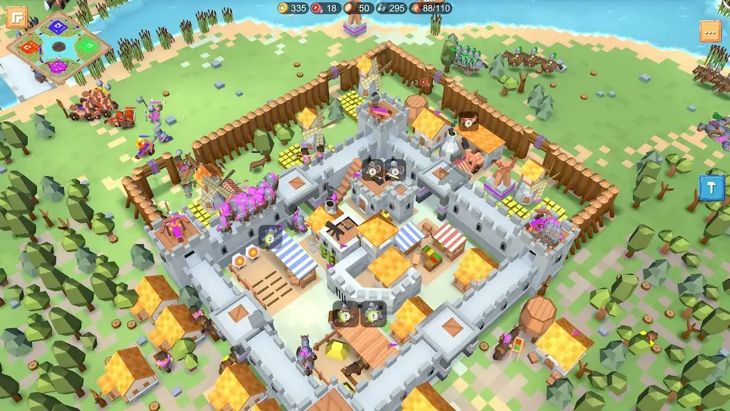 Download RTS Siege Up! - Medieval War [MOD, Unlimited money/gems] + Hack [MOD, Menu] for Android