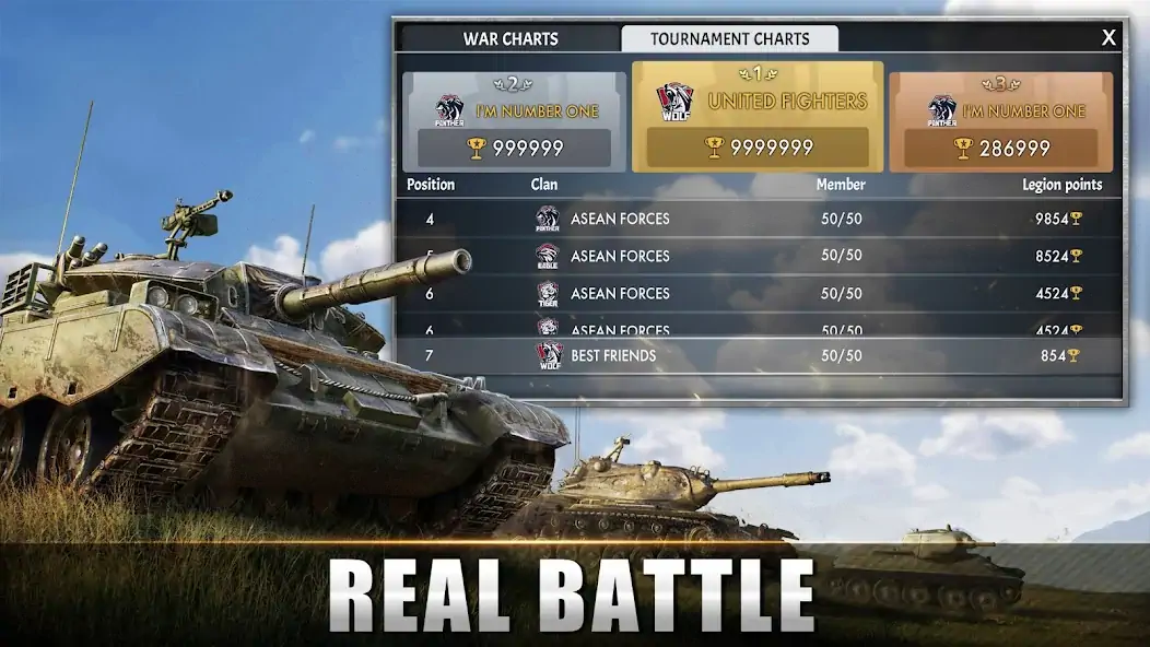 Download Tank Warfare: PvP Battle Game [MOD, Unlimited money/gems] + Hack [MOD, Menu] for Android