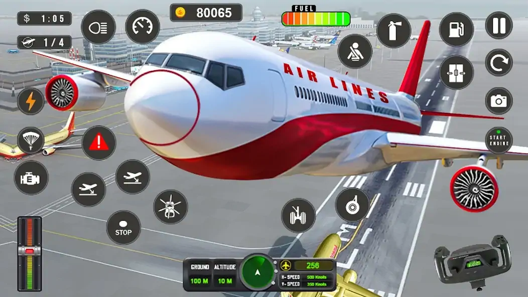 Download Flight Simulator - Plane Games [MOD, Unlimited money/gems] + Hack [MOD, Menu] for Android
