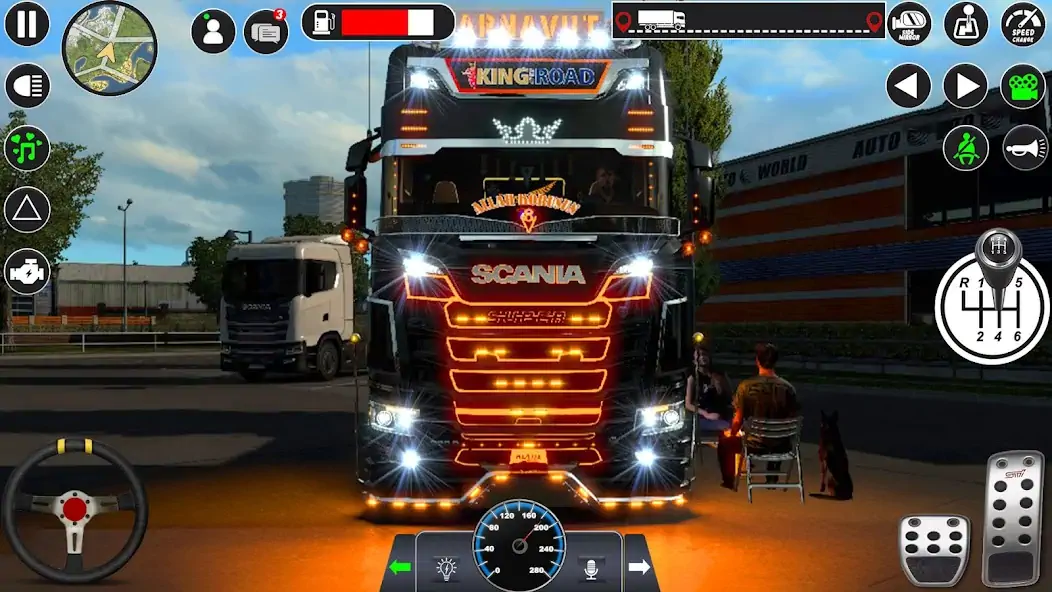 Download Euro Truck Driving Games 3D [MOD, Unlimited money/gems] + Hack [MOD, Menu] for Android