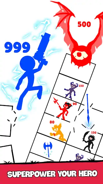 Download Stick Fight: Endless Battle [MOD, Unlimited money/coins] + Hack [MOD, Menu] for Android