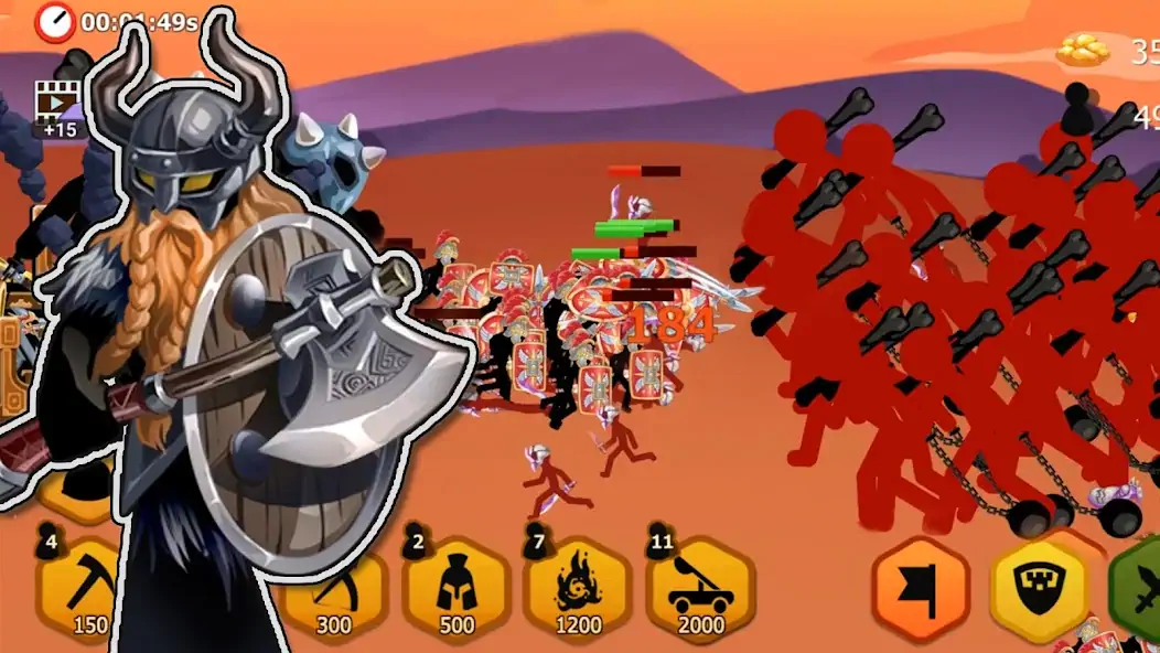 Download Stickman Battle 2: Empires War [MOD, Unlimited money/coins] + Hack [MOD, Menu] for Android