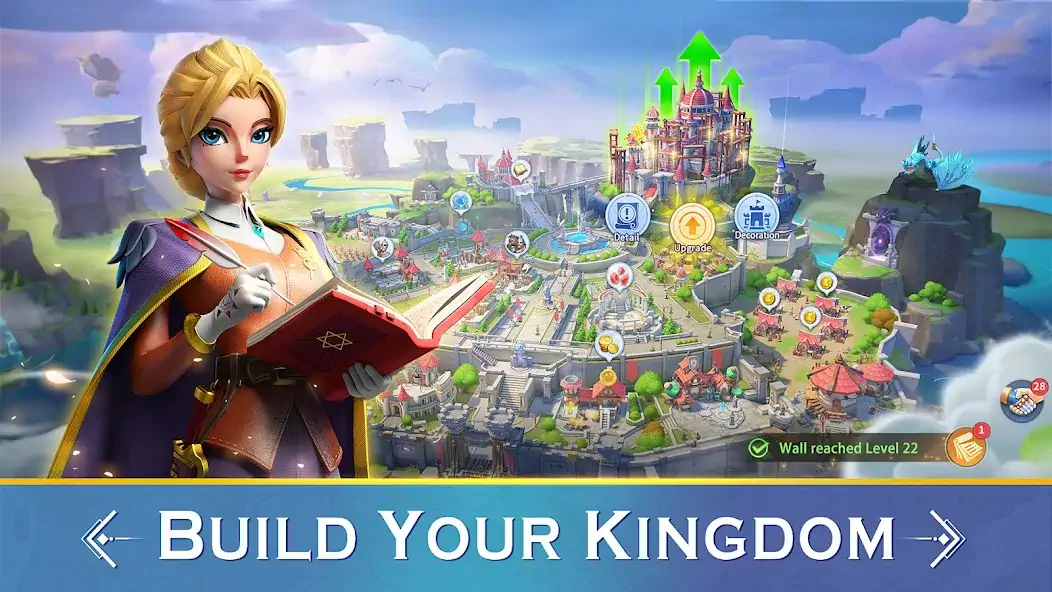 Download Infinity Kingdom [MOD, Unlimited money] + Hack [MOD, Menu] for Android