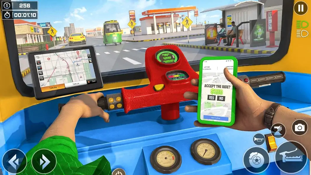Download Tuk Tuk Auto Rickshaw Game [MOD, Unlimited coins] + Hack [MOD, Menu] for Android