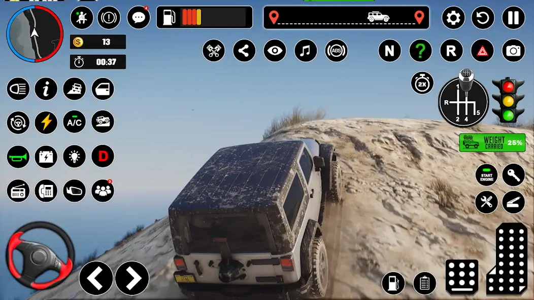 Download Offroad Jeep Driving & Parking [MOD, Unlimited coins] + Hack [MOD, Menu] for Android
