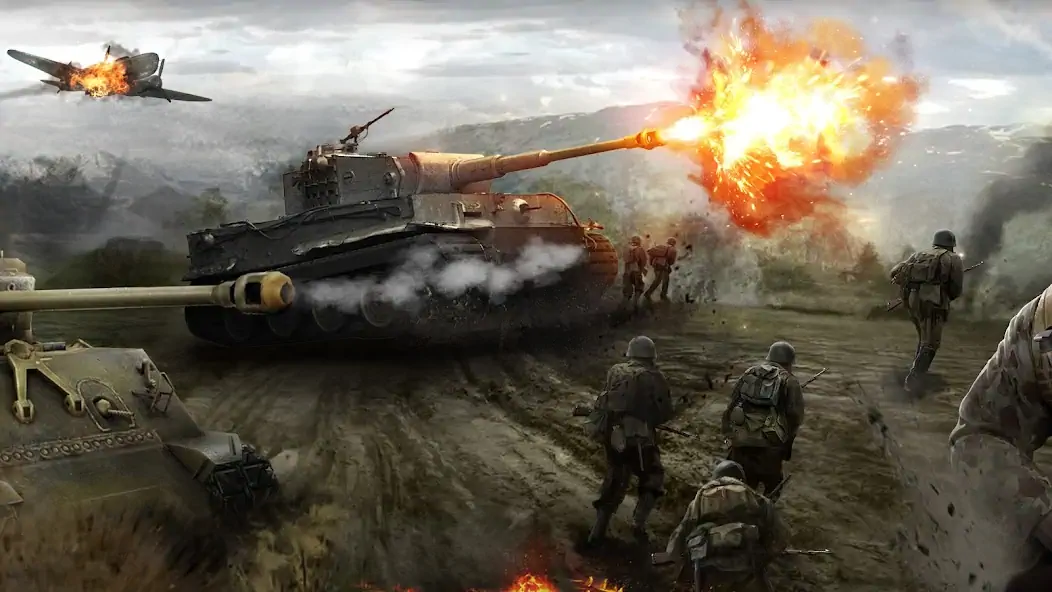 Download World of War Machines - WW2 [MOD, Unlimited money/gems] + Hack [MOD, Menu] for Android