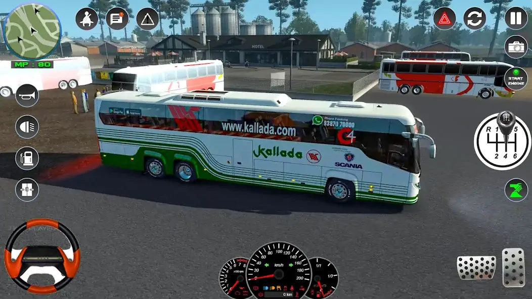 Download City Coach Bus Drive Simulator [MOD, Unlimited money] + Hack [MOD, Menu] for Android