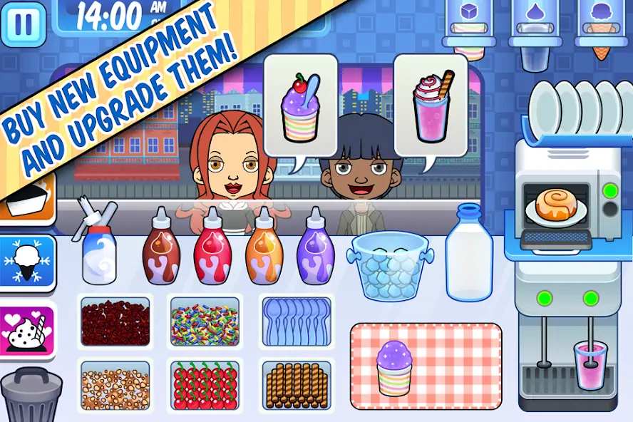 Download My Ice Cream Truck: Food Game [MOD, Unlimited coins] + Hack [MOD, Menu] for Android