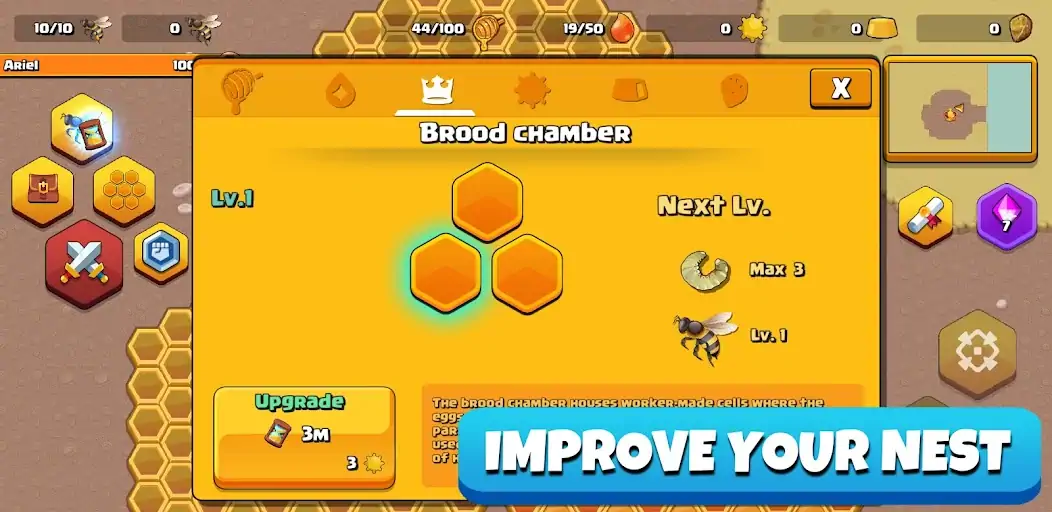 Download Pocket Bees: Colony Simulator [MOD, Unlimited money] + Hack [MOD, Menu] for Android