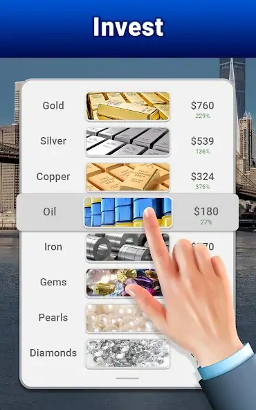 Download Tycoon Business Simulator [MOD, Unlimited money/gems] + Hack [MOD, Menu] for Android
