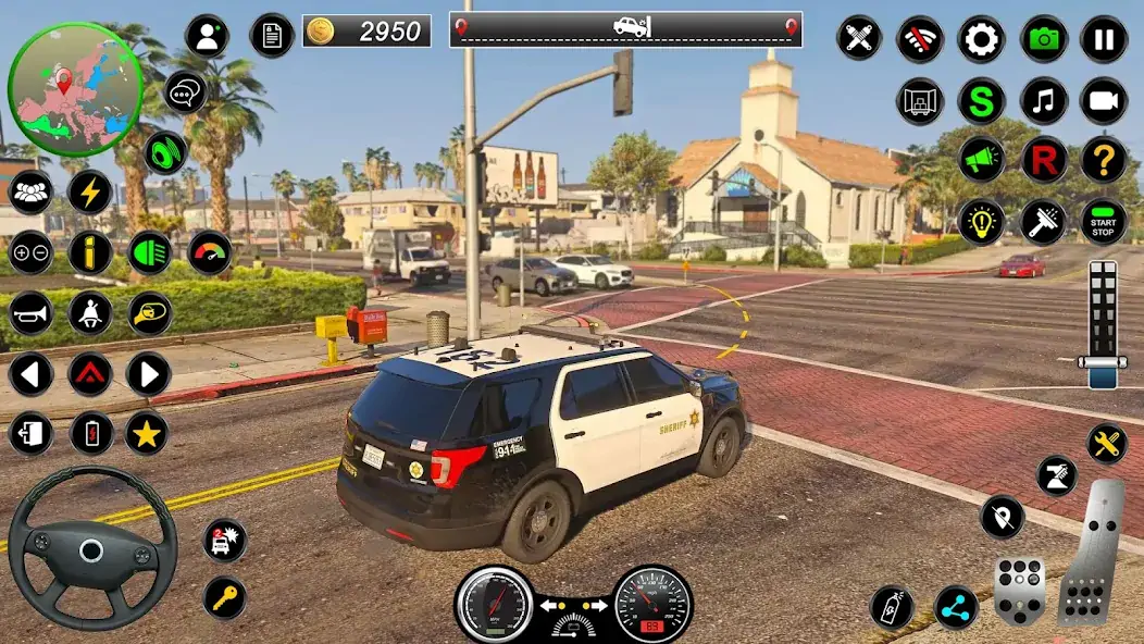 Download US Police Car Parking Car Game [MOD, Unlimited money] + Hack [MOD, Menu] for Android