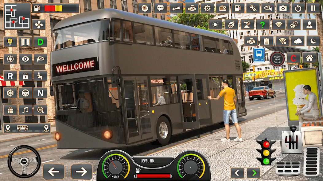 Download Coach Bus Driving Games 3D [MOD, Unlimited coins] + Hack [MOD, Menu] for Android