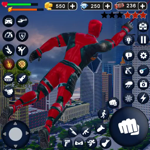 Download Spider Rope Hero Man Game [MOD, Unlimited coins] + Hack [MOD, Menu] for Android