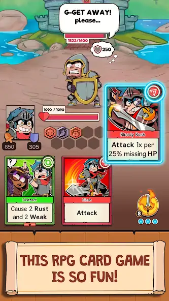 Download Card Guardians: Rogue Deck RPG [MOD, Unlimited money/coins] + Hack [MOD, Menu] for Android