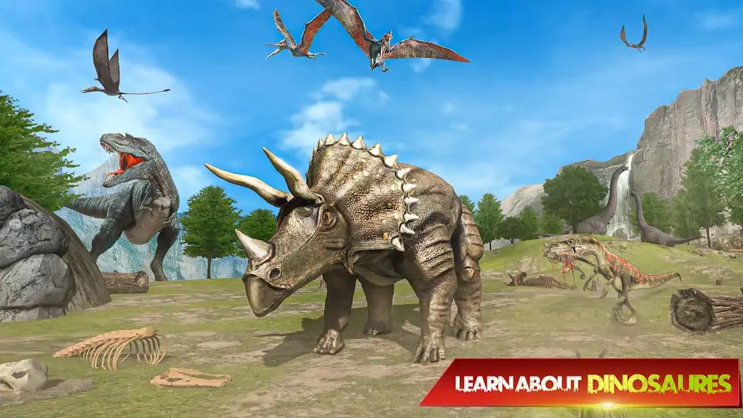 Download Wild Dinosaur Hunting Games [MOD, Unlimited money] + Hack [MOD, Menu] for Android
