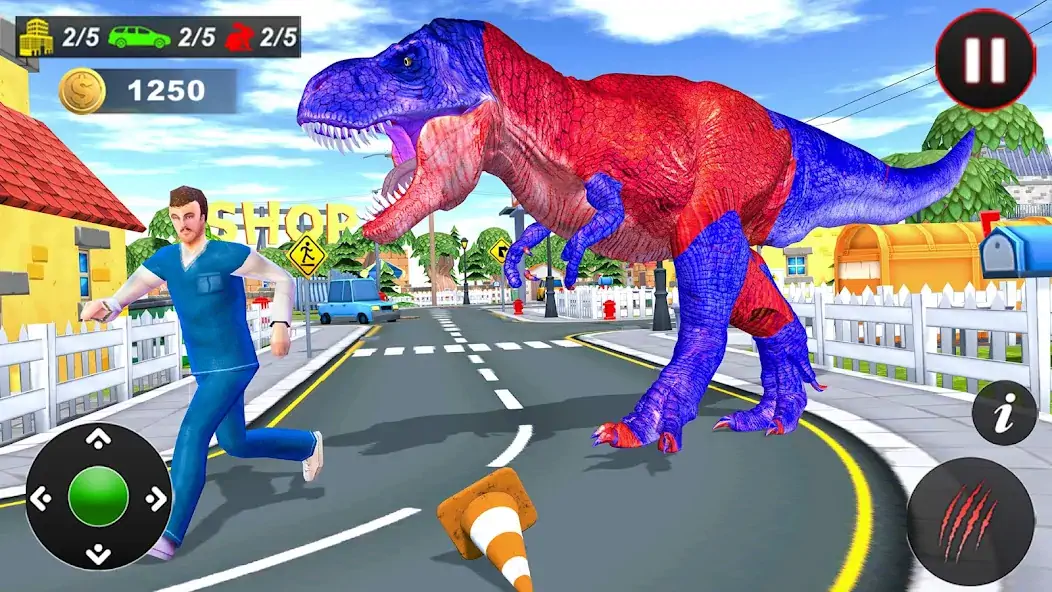 Download Extreme City Dinosaur Smasher [MOD, Unlimited money] + Hack [MOD, Menu] for Android