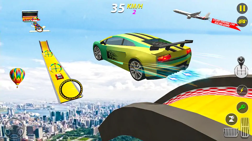 Download Car stunt driving game 3d race [MOD, Unlimited money] + Hack [MOD, Menu] for Android