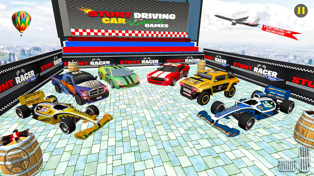 Download Car stunt driving game 3d race [MOD, Unlimited money] + Hack [MOD, Menu] for Android