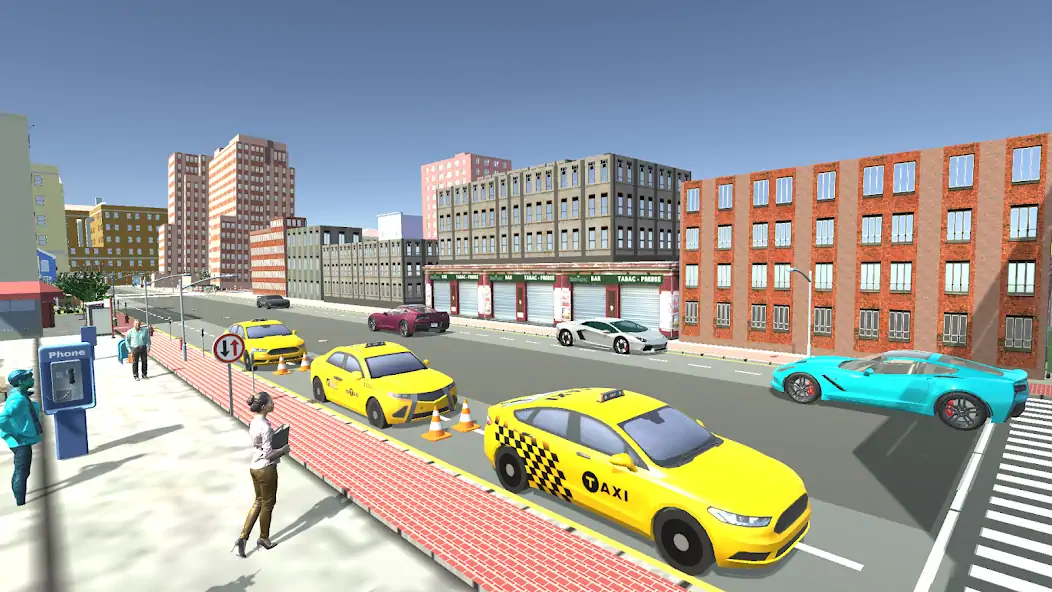 Download Taxi Simulator Car Game Driver [MOD, Unlimited money/gems] + Hack [MOD, Menu] for Android