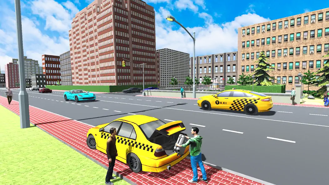 Download Taxi Simulator Car Game Driver [MOD, Unlimited money/gems] + Hack [MOD, Menu] for Android