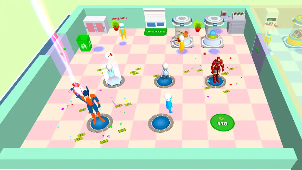 Download Superhero Lab [MOD, Unlimited coins] + Hack [MOD, Menu] for Android
