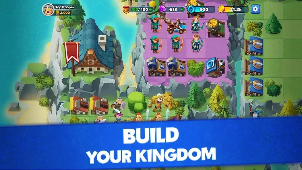 Download Top Troops : Conquer Kingdoms [MOD, Unlimited money] + Hack [MOD, Menu] for Android