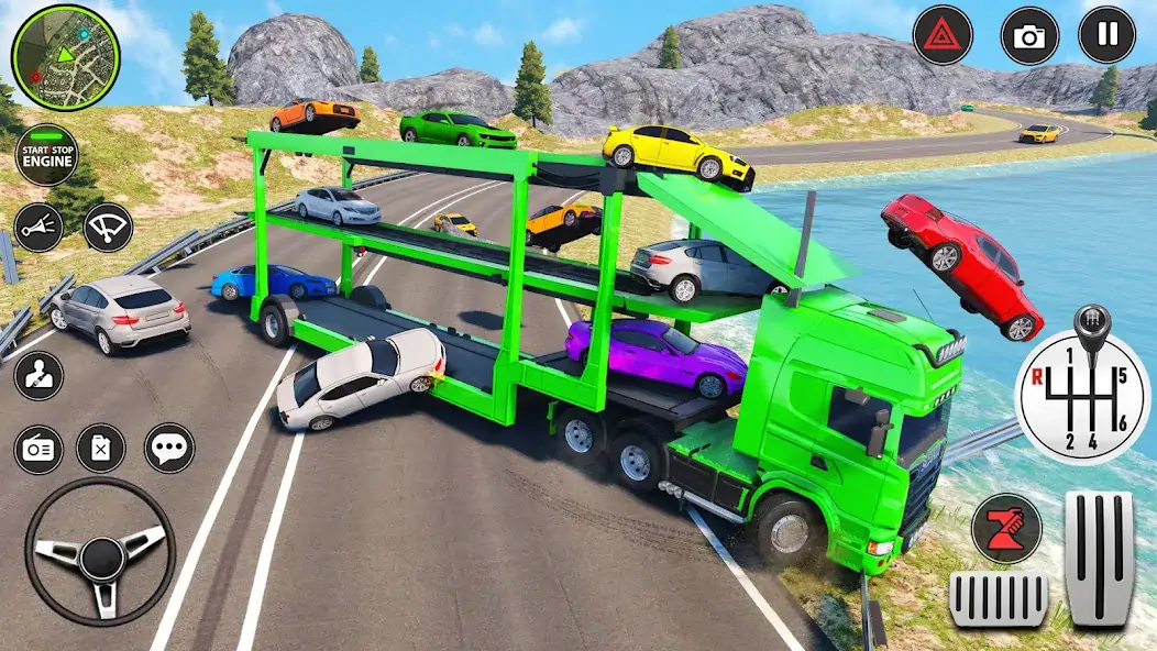 Download Real Transport Truck- Car Game [MOD, Unlimited money/coins] + Hack [MOD, Menu] for Android