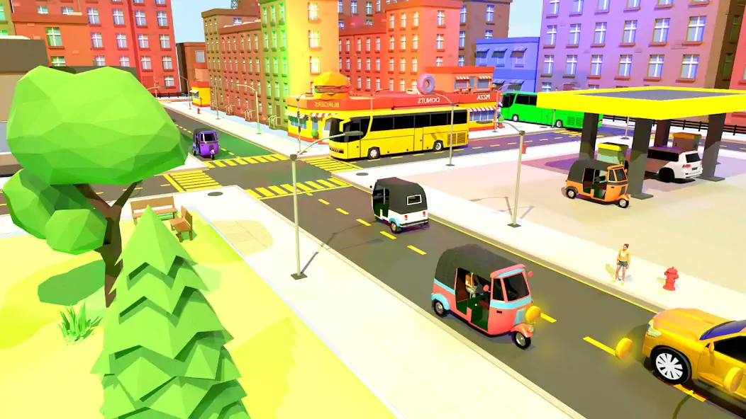 Download Tuk Tuk Rickshaw: 3D Game [MOD, Unlimited money/coins] + Hack [MOD, Menu] for Android