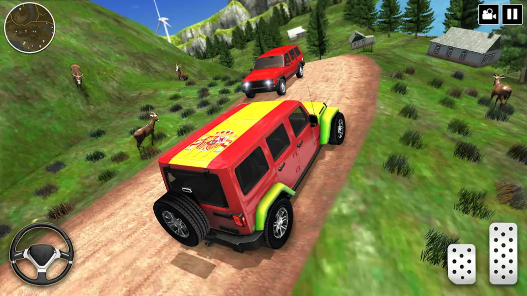 Download Offroad Jeep Driving Sim Game [MOD, Unlimited money] + Hack [MOD, Menu] for Android
