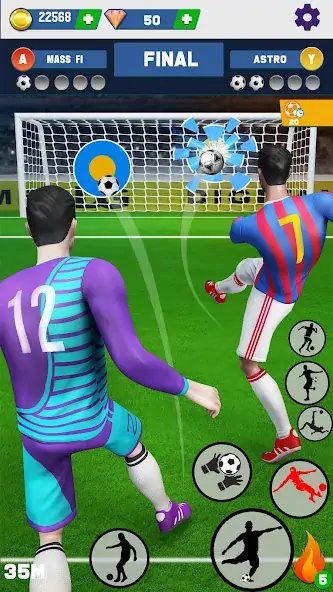 Download Football Kicks Strike Game [MOD, Unlimited money] + Hack [MOD, Menu] for Android