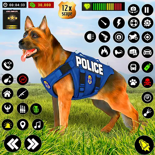 Download US Police Dog City Crime Chase [MOD, Unlimited coins] + Hack [MOD, Menu] for Android
