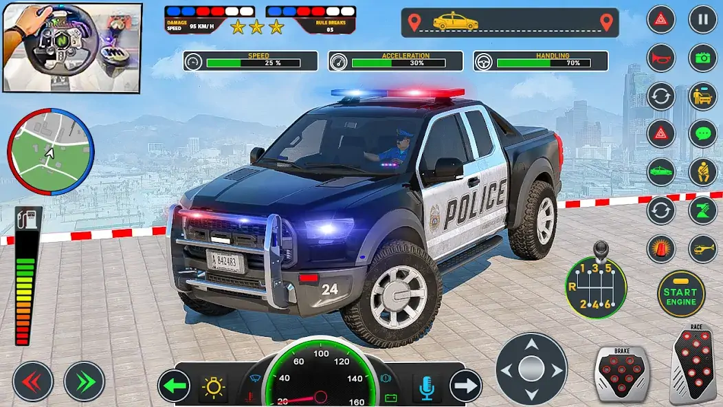 Download US Police Car Transport Truck [MOD, Unlimited money/coins] + Hack [MOD, Menu] for Android