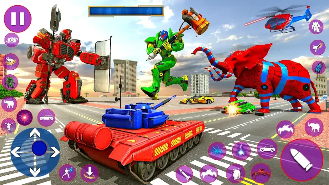 Download Tank Robot Game - Robot Car 3D [MOD, Unlimited coins] + Hack [MOD, Menu] for Android