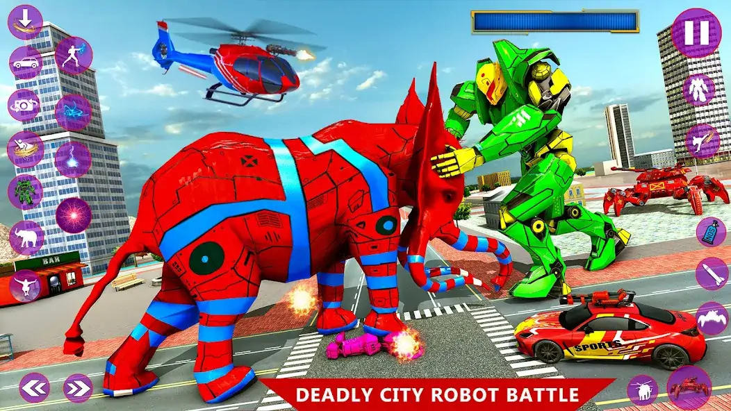 Download Tank Robot Game - Robot Car 3D [MOD, Unlimited coins] + Hack [MOD, Menu] for Android
