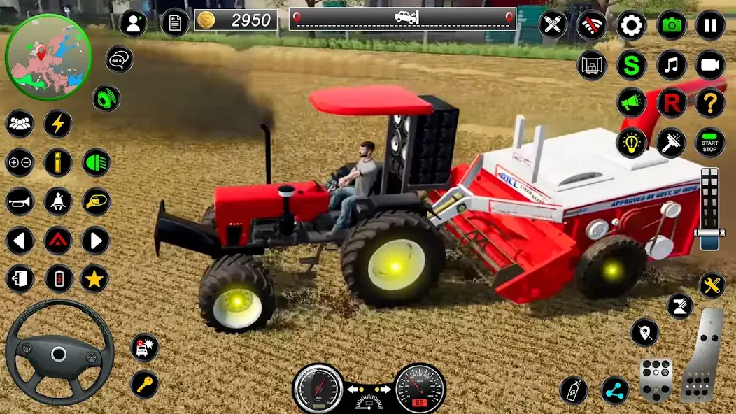 Download Real Farmer Tractor Drive Game [MOD, Unlimited money/coins] + Hack [MOD, Menu] for Android